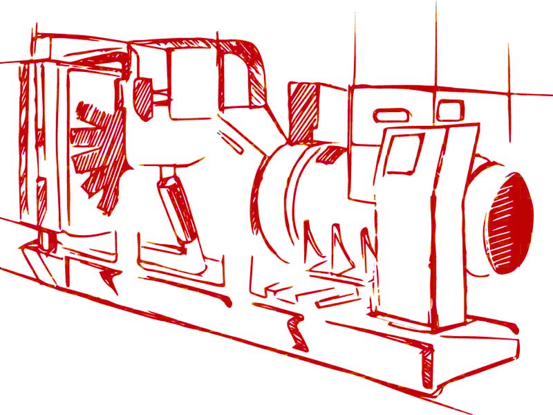 Высоковольтный дизельный генератор АД1100-Т6300-1Р (Baudouin)
