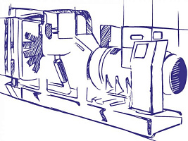 ДЭС (ДГУ) ЭТРО АД 160-Т400  изготовлены с двигателем Doosan P086TI от российского производителя завода «Электроагрегат» Дизельная электростанция ЭТРО в Абакане АД160-Т400 изготовлена на базе двигателя Doosan P086TI для постоянного и резервного электроснабжения